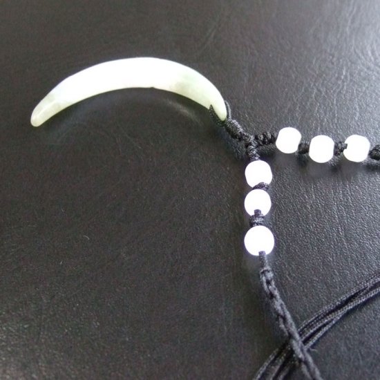 【表示現品】牙デザイン　ＪＡＤＥペンダント - 50049eub