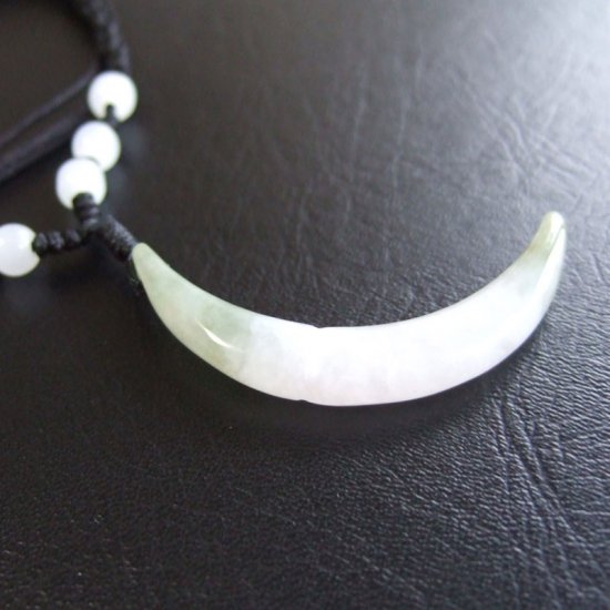 【表示現品】牙デザイン　ＪＡＤＥペンダント - 50049eub