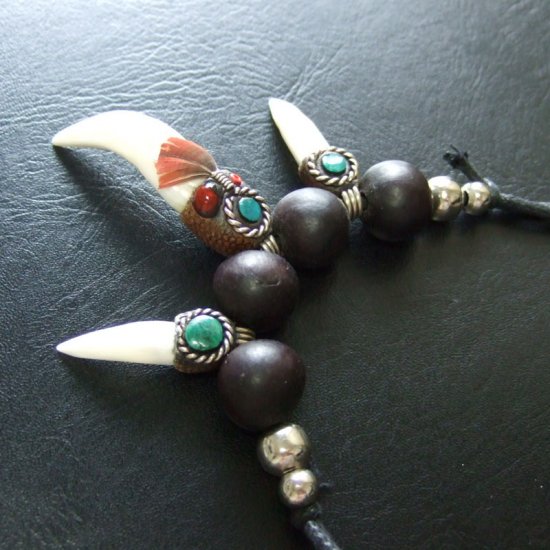 【表示現品】クロコダイルの歯ネックレス - 40117phb