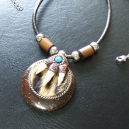 【表示現品】クロコダイルネックレス - 40124phb