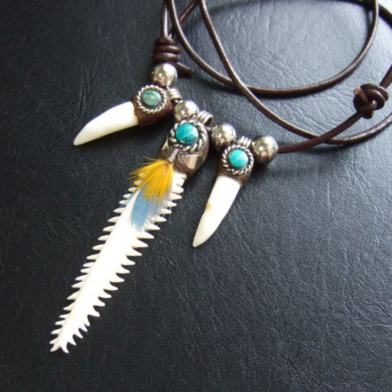 【表示現品】クロコダイルネックレス - 40226phb