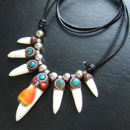 【表示現品】クロコダイルネックレス - 40227phb