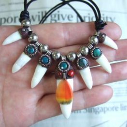 【表示現品】クロコダイルネックレス - 40227phb