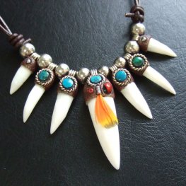 【表示現品】クロコダイルネックレス - 40231phb