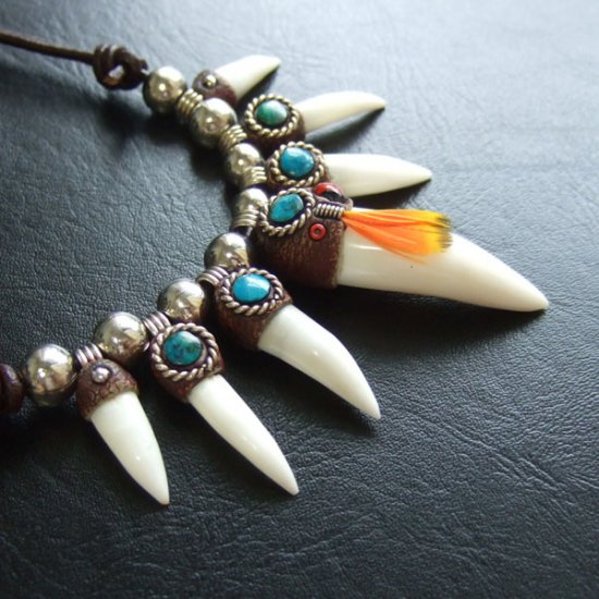 【表示現品】クロコダイルネックレス - 40231phb