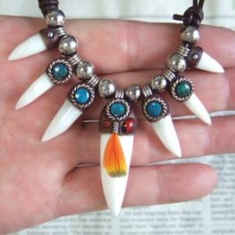 【表示現品】クロコダイルネックレス - 40231phb