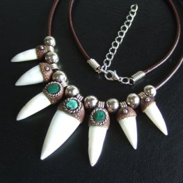 【表示現品】クロコダイルネックレス - 40254phb