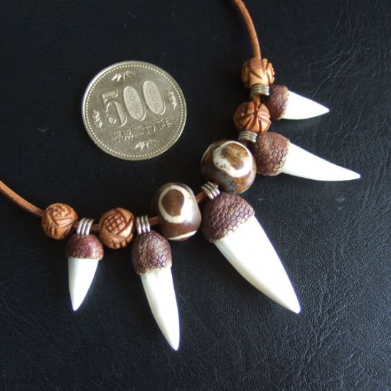 【表示現品】クロコダイルネックレス - 40257phb