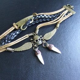 【表示現品】クロコダイルの牙 ブレスレット - 40271zhb