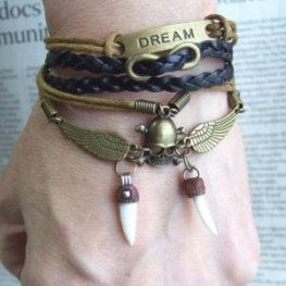 【表示現品】クロコダイルの牙 ブレスレット - 40271zhb