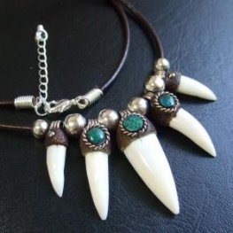 【表示現品】クロコダイルネックレス - 40296phb