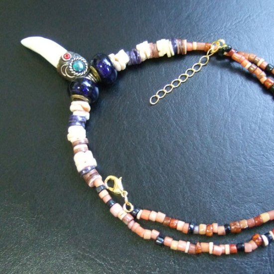 【表示現品】クロコダイルの牙 ペンダント- 40300phb