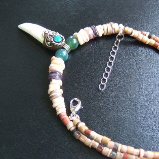 【表示現品】クロコダイルの牙 ペンダント- CTN-14003