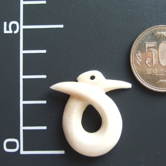 フリーデザインボーンカービングペンダント【真田家紋】 - 16003zhc 《一点もの》