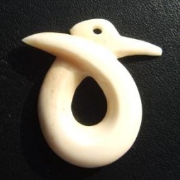 フリーデザインボーンカービングペンダント【真田家紋】 - 16003zhc 《一点もの》