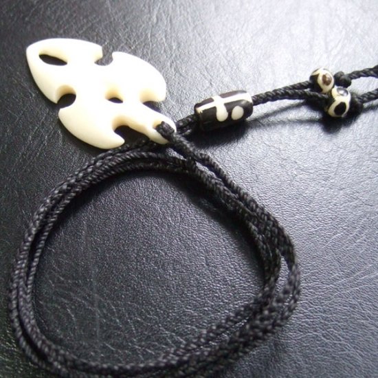 フリーデザインボーンカービングペンダント【オリジナルデザイン】 - 16008chd