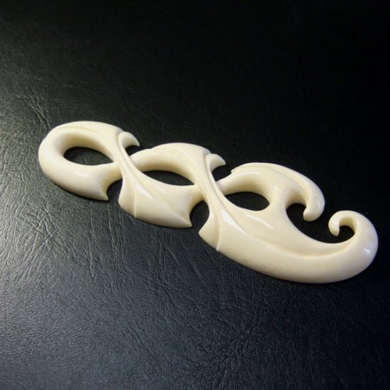 フリーデザインボーンカービングペンダント - 16020apc