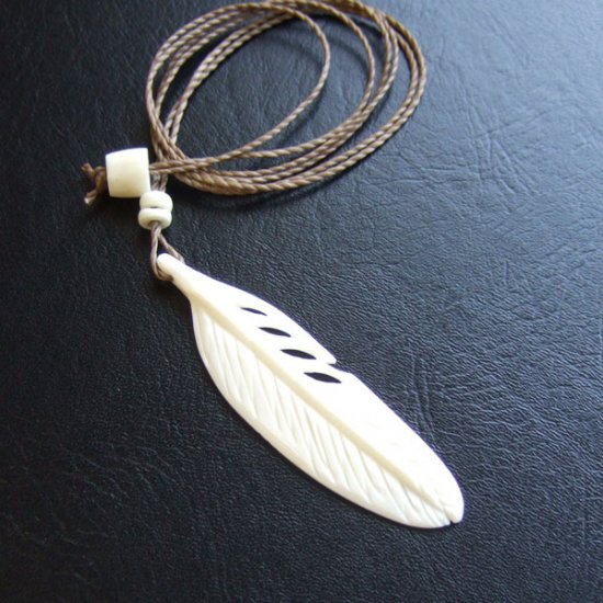 フリーデザインボーンカービングペンダント - 16049chc