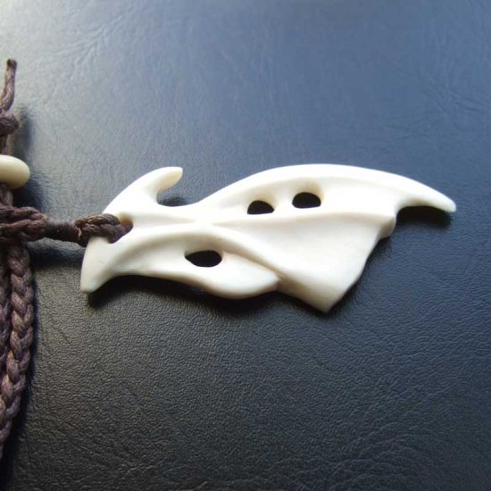 【表示現品】デザインボーンカービングペンダント - BTC-30073