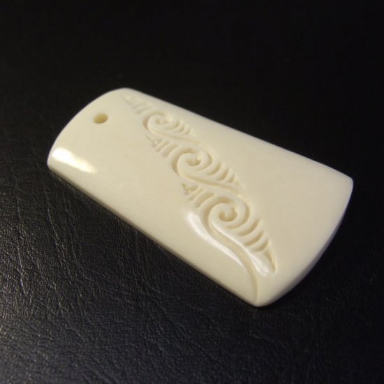 ボーンカービングペンダント【Toki】 - 19004apc