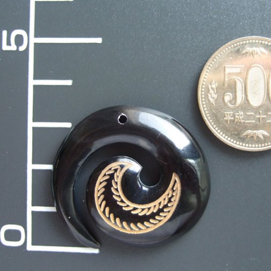 カービングペンダント【スパイラル】 - 03009chd