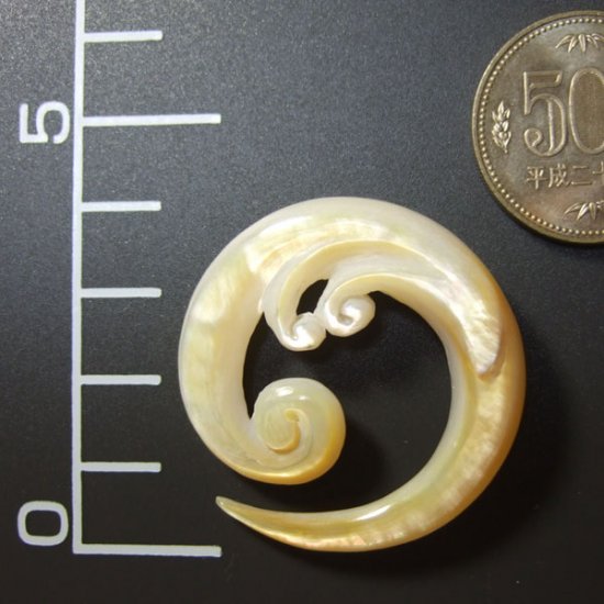 カービングペンダント【スパイラル】 - 03023apc