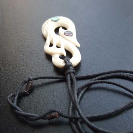 ボーンカービングペンダント【Manaia】 - BTC-30050