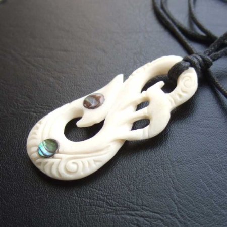 ボーンカービングペンダント【Manaia】 - BTC-30050