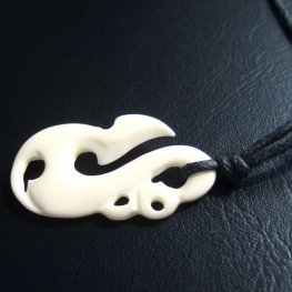 ボーンカービングペンダント【Manaia】 - 11002chd ボーンカービングペンダント【Manaia】 - 11002chd