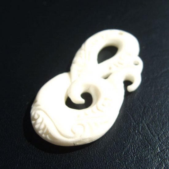 ボーンカービングペンダント【Manaia】 - 11004dnd