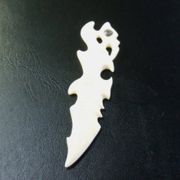 ボーンカービングペンダント【Manaia】 - 11013zhb 《一点もの》 ボーンカービングペンダント【Manaia】 - 11013zhb 《一点もの》