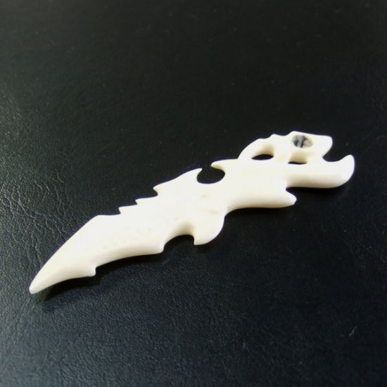 ボーンカービングペンダント【Manaia】 - 11013zhb 《一点もの》