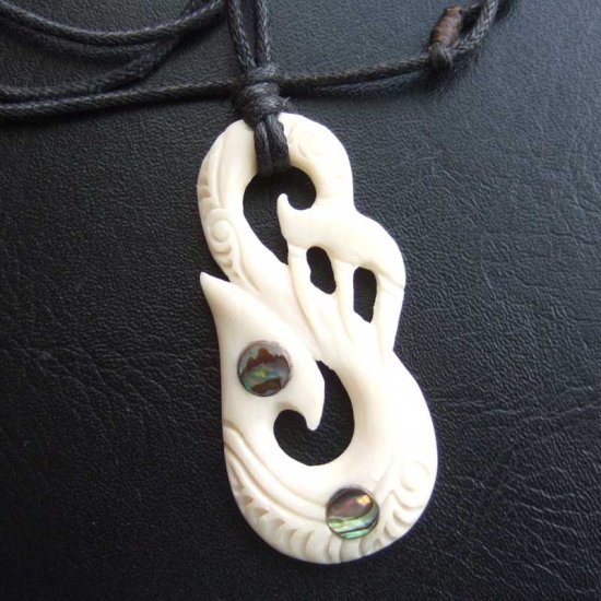 ボーンカービングペンダント【Manaia】 - BTC-30050