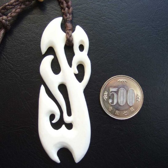 ボーンカービングペンダント【Manaia】 - BTC-30074