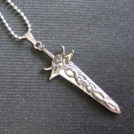 ステンレス製 剣デザインペンダント-emd00022