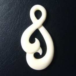 ボーンカービンングペンダント【ツイスト】 - 10016chd 《一点もの》  ボーンカービンングペンダント【ツイスト】 - 10016chd 《一点もの》