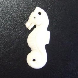 ボーンカービングペンダント【シーホース】 - 14040chd