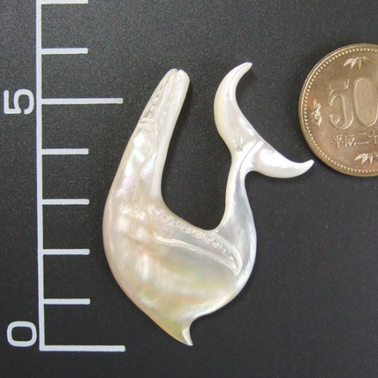 カービングペンダント【ザトウクジラ】 - 14041apc