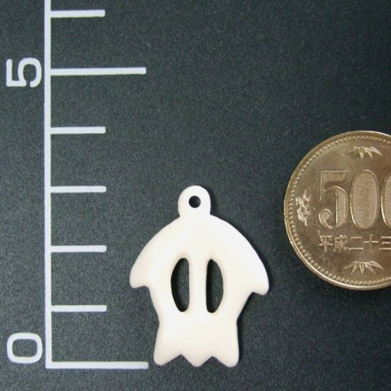 ボーンカービングペンダント【海ガメ】 - 14050chd