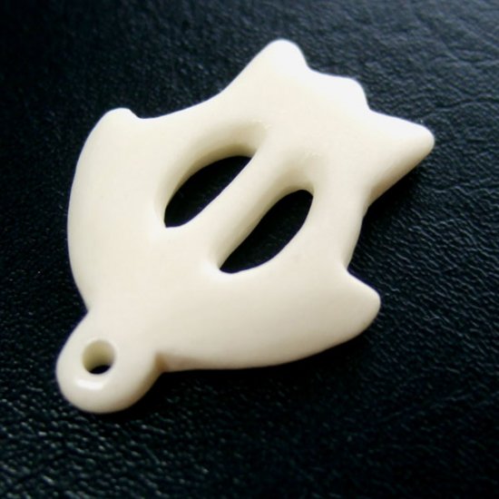 ボーンカービングペンダント【海ガメ】 - 14050chd