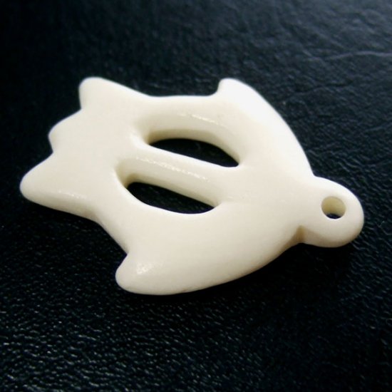 ボーンカービングペンダント【海ガメ】 - 14050chd