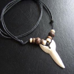 サメの歯デザインカービングペンダント - 14066zhb サメの歯デザインカービングペンダント - 14066zhb