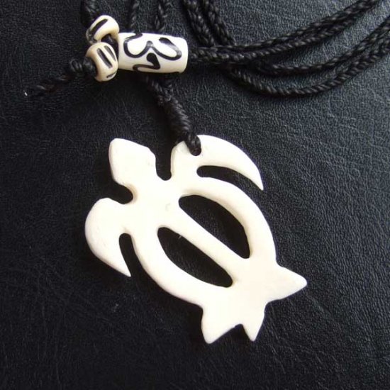 ボーンカービングペンダント【海ガメ】 - BCT-30017