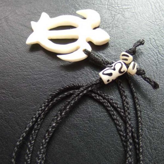 ボーンカービングペンダント【海ガメ】 - BCT-30017