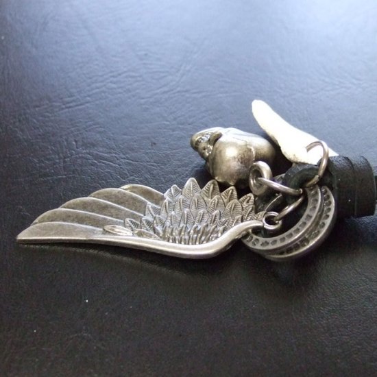 【表示現品】大型イタチザメの歯ペンダント - 20508zhb