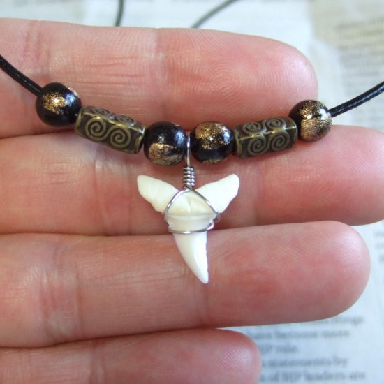 【表示現品】オオメジロザメの歯（下）　チョーカー - 20745zhb