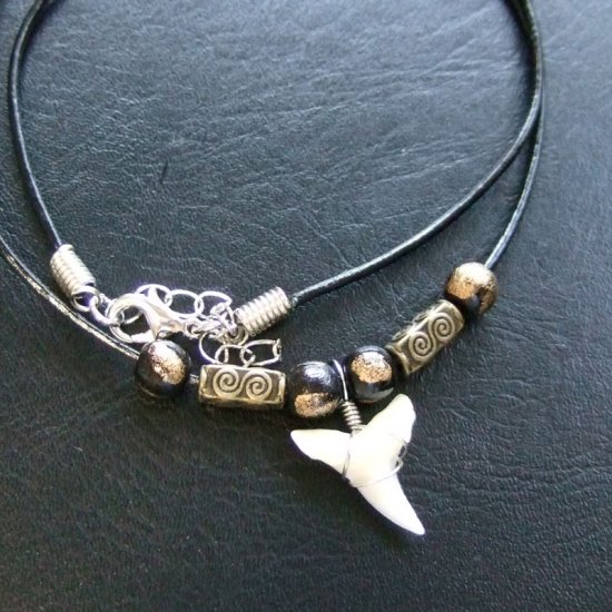 【表示現品】オオメジロザメの歯（下）　チョーカー - 20745zhb