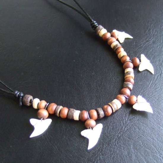 【表示現品】ブルーシャーク　サメの歯ネックレス - 21064zhb