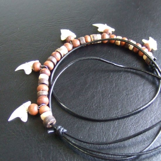 【表示現品】ブルーシャーク　サメの歯ネックレス - 21064zhb