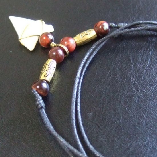 【表示現品】大型メジロザメの歯 ペンダント - 21101zhb